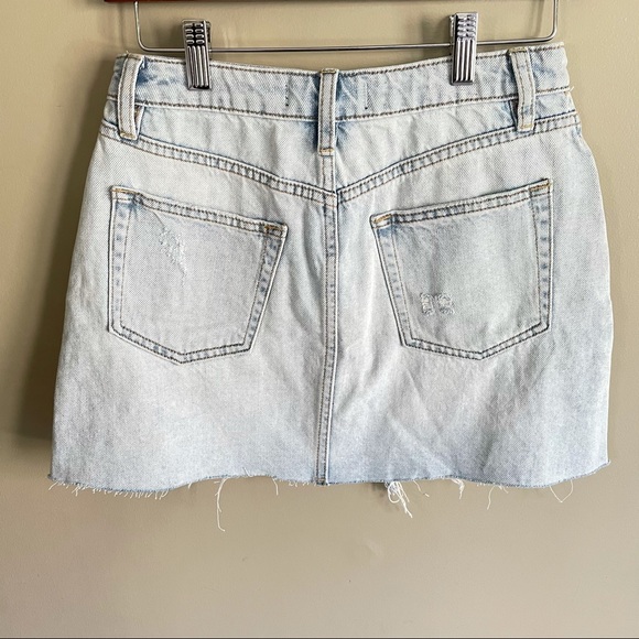 HP🎉Free People montauk light wash skirt NWT - Picture 6 of 11